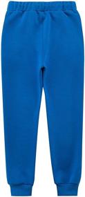 img 3 attached to UNACOO Unisex Healthy Fabric Joggers Boys' Clothing for Pants