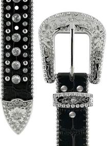 img 2 attached to 💎 Sparkling Rhinestone Jewels: Western-inspired Accessories for Fashionable Cowgirls