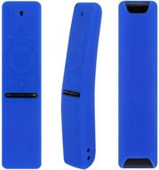 huayu remote case for samsung bn59-01241a bn59-01260a bn59-01259e bn59-01266a smart tv remote control shock proof washable remote protector cover with hand strap (blue) logo