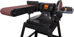 img 3 attached to WEN 6509 Belt Sander Stand: Enhance Your Sanding Efficiency with Sturdy Support