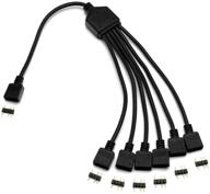 ekwb ek d rgb 6 way splitter cable logo