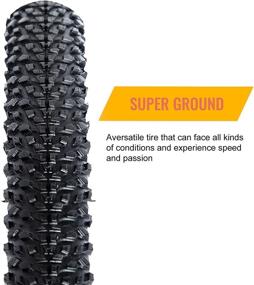 img 1 attached to 🚲 ZUKKA Foldable Replacement Mountain Bike Tires - 24/26/29 inch Options