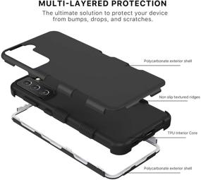 img 2 attached to MyBat Pro TUFF Series For Samsung Galaxy S21 (6 Cell Phones & Accessories