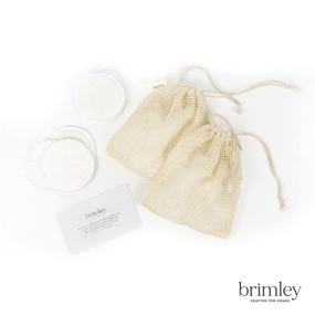 img 3 attached to 🌿 Brimley 16-Piece Reusable Cotton Pads Set, Washable Bamboo Rounds for Sensitive Face with 2 Cotton Mesh Laundry Bags - Eco-Friendly Makeup Remover