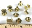 conchos chicago screws plain gold crafting logo