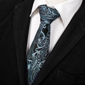 img 3 attached to Elegant Paisley Microfiber Romance: Epoint Boys' Necktie Accessories (EAAB0124)