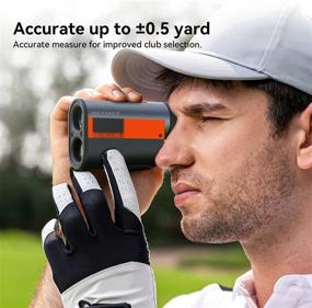 img 2 attached to Golf Rangefinder with Slope - MiLESEEY Laser Range Finder, 656 Yards with Magnetic Holder, 6X Magnification, Flag Lock, Vibration, Rechargeable for Golfing & Hunting - Perfect Gift for Golf Enthusiasts