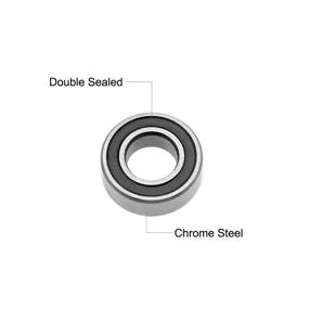 img 3 attached to 💫 Uxcell MR126 2RS Groove Bearings Double: High-Performance Precision Components for Smooth Operation