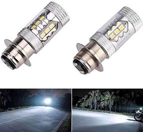 img 1 attached to 🔦 Улучшенные 80W сверхбелые светодиодные лампы для фар Yamaha ATVS YFM350 400 450 660 700 Raptor Blaster 200 Banshee 350 - Обновление