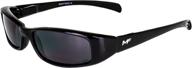 🕶️ black frames super dark lens motorcycle sunglasses - bad attitude eyewear logo