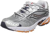 кроссовки для девочек saucony triumph running little silver для занятий спортом. логотип