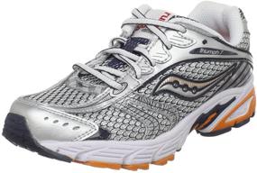 img 4 attached to Saucony Triumph Running Little Silver Girls' Shoes for Athletic