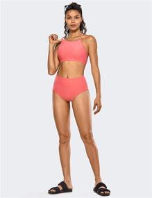 img 2 attached to CRZ YOGA High-Waisted Swim Bottoms - Women's Clothing