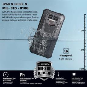 img 2 attached to Смартфон OUKITEL с разблокированным водонепроницаемым отпечатком пальца