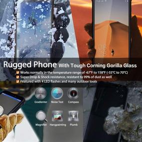 img 1 attached to Смартфон OUKITEL с разблокированным водонепроницаемым отпечатком пальца