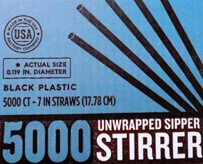 img 2 attached to Dive into Convenience with Daily Chefs Sipper Stirrers - 5000Ct!