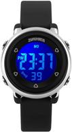 ⌚ waterproof digital stopwatch watches for boys - watch function logo