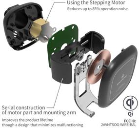 img 1 attached to 2021 Upgraded Sinjimoru Auto Clamping Wireless Car Charger Mount: Fast Charging Smart Sensor Phone Holder for Car with Air Vent Mount - Sinjimoru O-Grab Bal