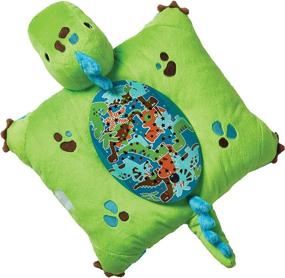 img 1 attached to 🦕 Green Dinosaur Pillow Pets Sleeptime Lites Stuffed Animal Plush Night Light