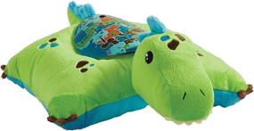 img 2 attached to 🦕 Green Dinosaur Pillow Pets Sleeptime Lites Stuffed Animal Plush Night Light