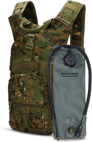 img 4 attached to 🎒 Sakeen Hydration Backpack with 3L Bladder & Pockets - Ideal for Festival, Hiking, Rave & Survival Gear