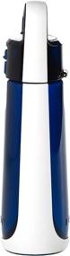 img 1 attached to 💧 KOR Delta BPA Free Water Bottle, 750ml, Cobalt Blue: Premium Hydration Solution