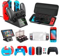 ultimate nintendo switch starter accessories kit bundle by oivo: all-in-one accessory bundle for nintendo switch console logo