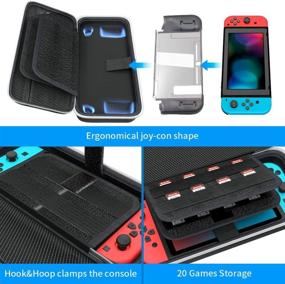 img 3 attached to Ultimate Nintendo Switch Starter Accessories Kit Bundle by OIVO: All-in-One Accessory Bundle for Nintendo Switch Console