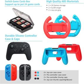 img 1 attached to Ultimate Nintendo Switch Starter Accessories Kit Bundle by OIVO: All-in-One Accessory Bundle for Nintendo Switch Console