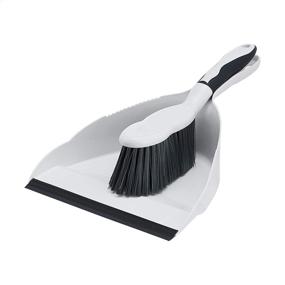 img 3 attached to 🧹 AmazonCommercial 2-Pack Grey LF2100-2P 9-inch Dustpan and Brush Set – Efficient Cleaning Combo for Every Space