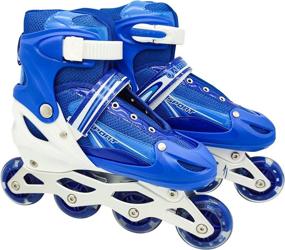 img 4 attached to Adjustable Inline Skates Rollerblades Outdoor