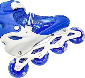 img 3 attached to Adjustable Inline Skates Rollerblades Outdoor