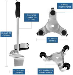 img 3 attached to Мебельный тележка WICHEMI Tri Dolly для бытовой техники для склада