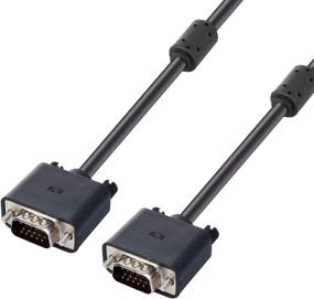 img 4 attached to 💻 ENUODA Black Computer Monitor Cable: Superior Quality Industrial Electrical Connection