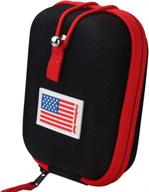 🏌️ hard case golf range finder bag for usa flag, tectectec, callaway & other top brands - customizable with your personalized name stitching logo