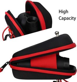 img 2 attached to 🏌️ Hard Case Golf Range Finder Bag for USA Flag, Tectectec, Callaway & Other Top Brands - Customizable with Your Personalized Name Stitching