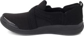 img 2 attached to 👟 BZees Indigo Women's Shoes - Black Cloudlite Mesh Fabric