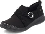 👟 bzees indigo women's shoes - black cloudlite mesh fabric logo