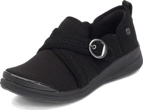 img 4 attached to 👟 BZees Indigo Women's Shoes - Black Cloudlite Mesh Fabric