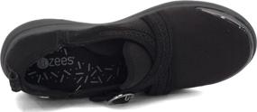 img 1 attached to 👟 BZees Indigo Women's Shoes - Black Cloudlite Mesh Fabric