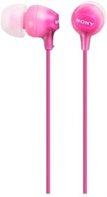 img 4 attached to Sony MDR-EX15LPP Pink In-Ear Headphones - Exceptional Audio Quality and Comfort