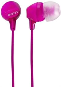 img 2 attached to Sony MDR-EX15LPP Pink In-Ear Headphones - Exceptional Audio Quality and Comfort