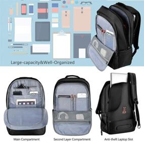 img 2 attached to Kopack Waterproof Backpack: Perfect Business Compartment for Professionals