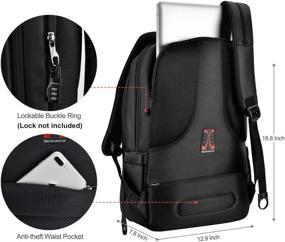 img 3 attached to Kopack Waterproof Backpack: Perfect Business Compartment for Professionals