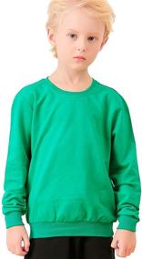 img 4 attached to 👕 ALALIMINI Toddler Sweatshirts: Stylish and Lightweight Crewneck Boys' Clothing!