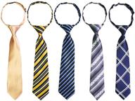 👔 kilofly pre tied adjustable strap necktie: perfect boys' accessory for stylish neckties logo