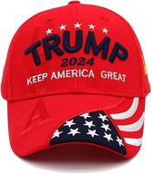 🧢 donald trump 2024 hat - keep america great with american flag, maga adjustable baseball cap logo