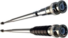 img 2 attached to 📡 TW-777B Antenna Set (2 Packs) - Straight and Swivel BNC Male Handheld Scanner Antennas (20-1300MHz) for Radio Scanners and Frequency Counters