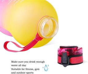 img 1 attached to 💧 Stay Hydrated and Motivated with our 1 Gallon/128oz Water Bottle - Time Marker & Straw Included!