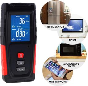 img 2 attached to Radiation Dosimeter Temperature Color Screen Rechargeable